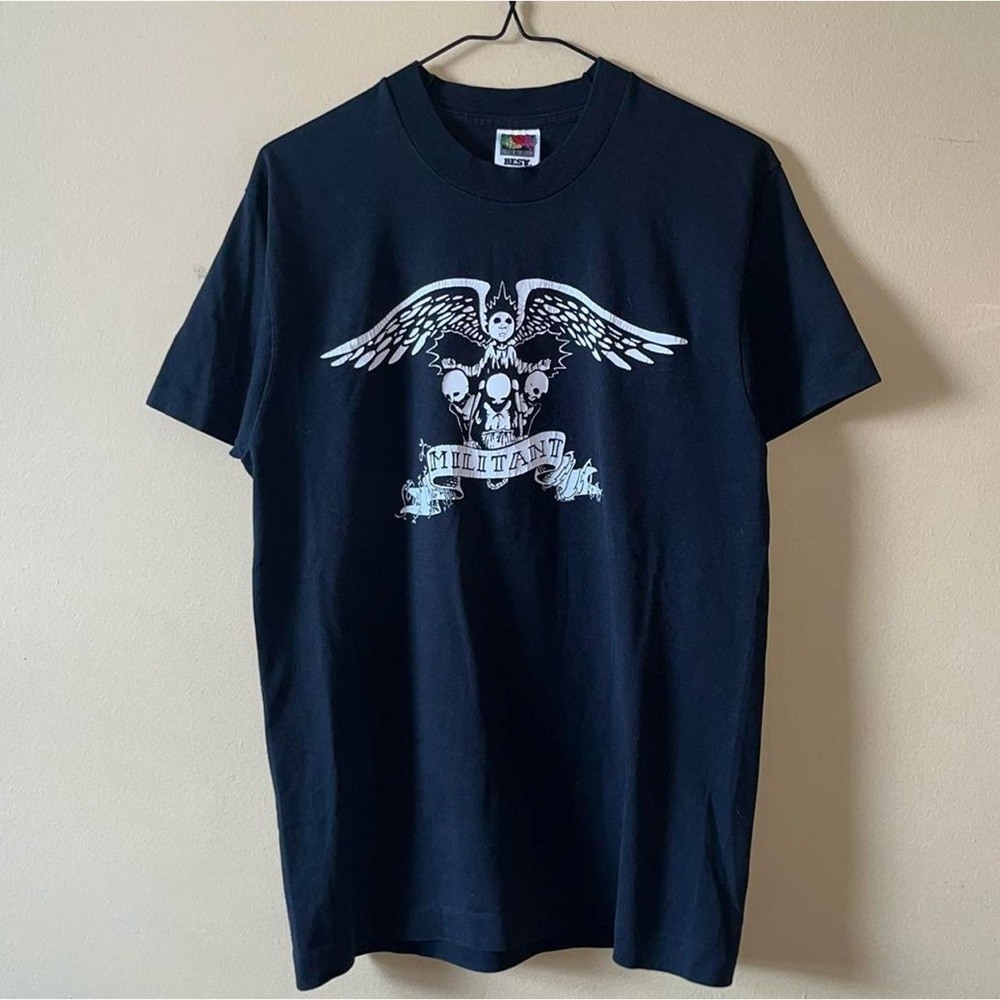 Vintage Single Stitch Dead Boys “Militant” Nu Metal Band Tee